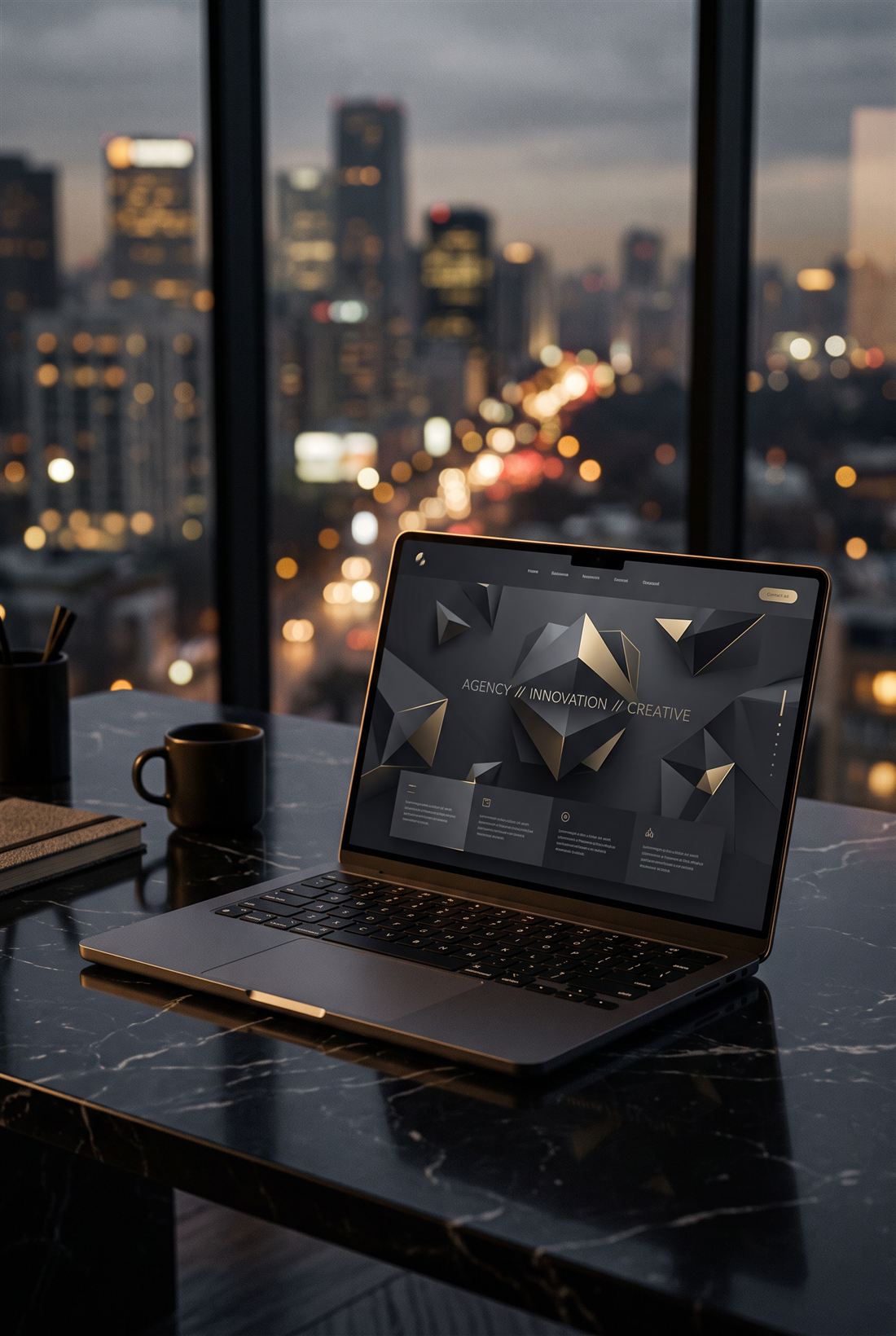 Web Design – Design, 3D, Animation: Beispiel für eine 3D-animierte Premium-Website